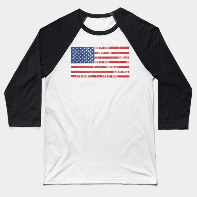 864511320 Trump US President Election 2020 Baseball T-Shirt by BraaiNinja